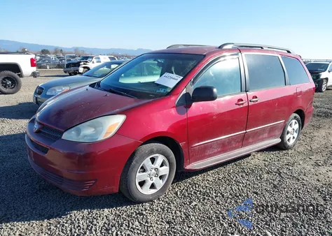 2004 Toyota Sienna Le из США, поврежденный, VIN 5TDZA23CX4S101698